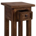 ΒΟΗΘΗΤΙΚΟ ΤΡΑΠΕΖΑΚΙ ΑΠΟ ΜΑΟΝΙ ΞΥΛΟ ΜΕ ΣΥΡΤΑΡΑΚΙ 25x25x66,5Υεκ.HM9484.01 - Image 5