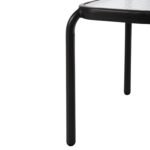 ΤΡΑΠΕΖΑΚΙ ΒΟΗΘΗΤΙΚΟ ΕΞ.ΧΩΡΟΥ ΤΕΤΡΑΓΩΝΟ DIDO HM5975.01 ΑΝΘΡΑΚΙ ΜΕΤΑΛΛΟ-ΓΥΑΛΙ 41x41x43Υεκ - Image 6