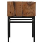 ΒΟΗΘΗΤΙΚΟ ΤΡΑΠΕΖΑΚΙ PIEN HM9353 ΑΠΟ ΜΑΣΙΦ ΞΥΛΟ ΤEAK ΦΥΣΙΚΟ 38X38X55Y ΕΚ. - Image 3