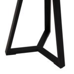 ΒΟΗΘΗΤΙΚΟ ΤΡΑΠΕΖΑΚΙ ROCKET HM9587.04 MDF ΚΑΡΥΔΙ-ΜΑΥΡΗ ΜΕΤΑΛΛΙΚΗ ΒΑΣΗ Φ45x55Υεκ. - Image 6