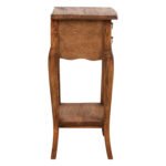 ΒΟΗΘΗΤΙΚΟ ΤΡΑΠΕΖΑΚΙ ΜΕ ΣΥΡΤΑΡΙΑ HM7904 ΜΑΟΝΙ ΣΕ ΦΥΣΙΚΟ ΧΡΩΜΑ 40x30x67Υ εκ. - Image 5