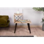 ΒΟΗΘΗΤΙΚΟ ΤΡΑΠΕΖΙ ΚΟΜΟΔΙΝΟ ΜΕΛΑΜΙΝΗΣ ΣΕ ΦΥΣΙΚΟ ΧΡΩΜΑ 50x40x55Υεκ.HM9434.01 - Image 4