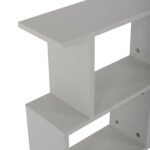 ΒΟΗΘΗΤΙΚΟ ΤΡΑΠΕΖΙ ΜΕ ΡΑΦΙΑ AMABELLA ΜΕΛΑΜΙΝΗ ΛΕΥΚΗ HM8956.13 45x17x52Yεκ. - Image 6