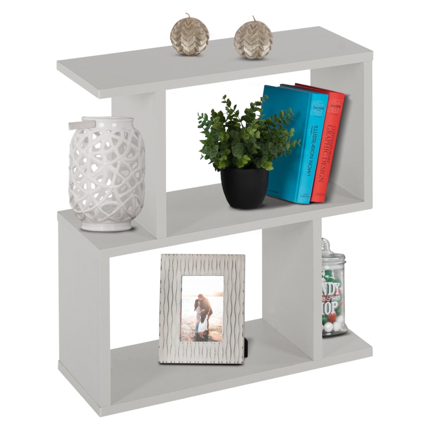 boithitiko-trapezi-me-rafia-melamini-ley ΒΟΗΘΗΤΙΚΟ ΤΡΑΠΕΖΙ ΜΕ ΡΑΦΙΑ AMABELLA ΜΕΛΑΜΙΝΗ ΛΕΥΚΗ HM8956.13 45x17x52Yεκ. - Image 1