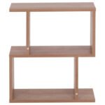 ΒΟΗΘΗΤΙΚΟ ΤΡΑΠΕΖΙ ΜΕ ΡΑΦΙΑ AMEER ΜΕΛΑΜΙΝΗ ΣΕ ΦΥΣΙΚΟ ΧΡΩΜΑ HM8881.11 50x17x56Υεκ. - Image 3