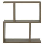 ΒΟΗΘΗΤΙΚΟ ΤΡΑΠΕΖΙ ΜΕ ΡΑΦΙΑ AMEER ΜΕΛΑΜΙΝΗ ΣΕ OLIVE GREY ΧΡΩΜΑ HM8881.12 50x17x56Υεκ. - Image 3