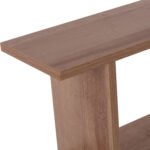 ΒΟΗΘΗΤΙΚΟ ΤΡΑΠΕΖΙ ΜΕ ΡΑΦΙΑ AMEER ΜΕΛΑΜΙΝΗ ΣΕ ΦΥΣΙΚΟ ΧΡΩΜΑ HM8881.11 50x17x56Υεκ. - Image 4