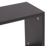 ΒΟΗΘΗΤΙΚΟ ΤΡΑΠΕΖΙ ΜΕ ΡΑΦΙΑ AMEER ΜΕΛΑΜΙΝΗ ΣΕ ΧΡΩΜΑ ΓΚΡΙ HM8881.20 50x17x56Υεκ. - Image 5