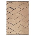 ΧΑΛΙ ΣΑΛΟΝΙΟΥ CALLISTO ΜΕ ΚΡΟΣΙΑ HM7674.01 ΑΝΟΙΧΤΟ ΚΑΦΕ ΜΑΥΡΟ 160Χ230 εκ.