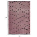 ΧΑΛΙ ΣΑΛΟΝΙΟΥ CALLISTO ΜΕ ΚΡΟΣΙΑ HM7674.06 ΣΑΠΙΟ ΜΗΛΟ ΜΑΥΡΟ 160Χ230 εκ. - Image 2