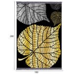 ΧΑΛΙ ΣΑΛΟΝΙΟΥ ΜΕ ΚΡΟΣΙΑ JOSIANE ΦΥΛΛΑ HM7723.39 180X280 εκ. - Image 2