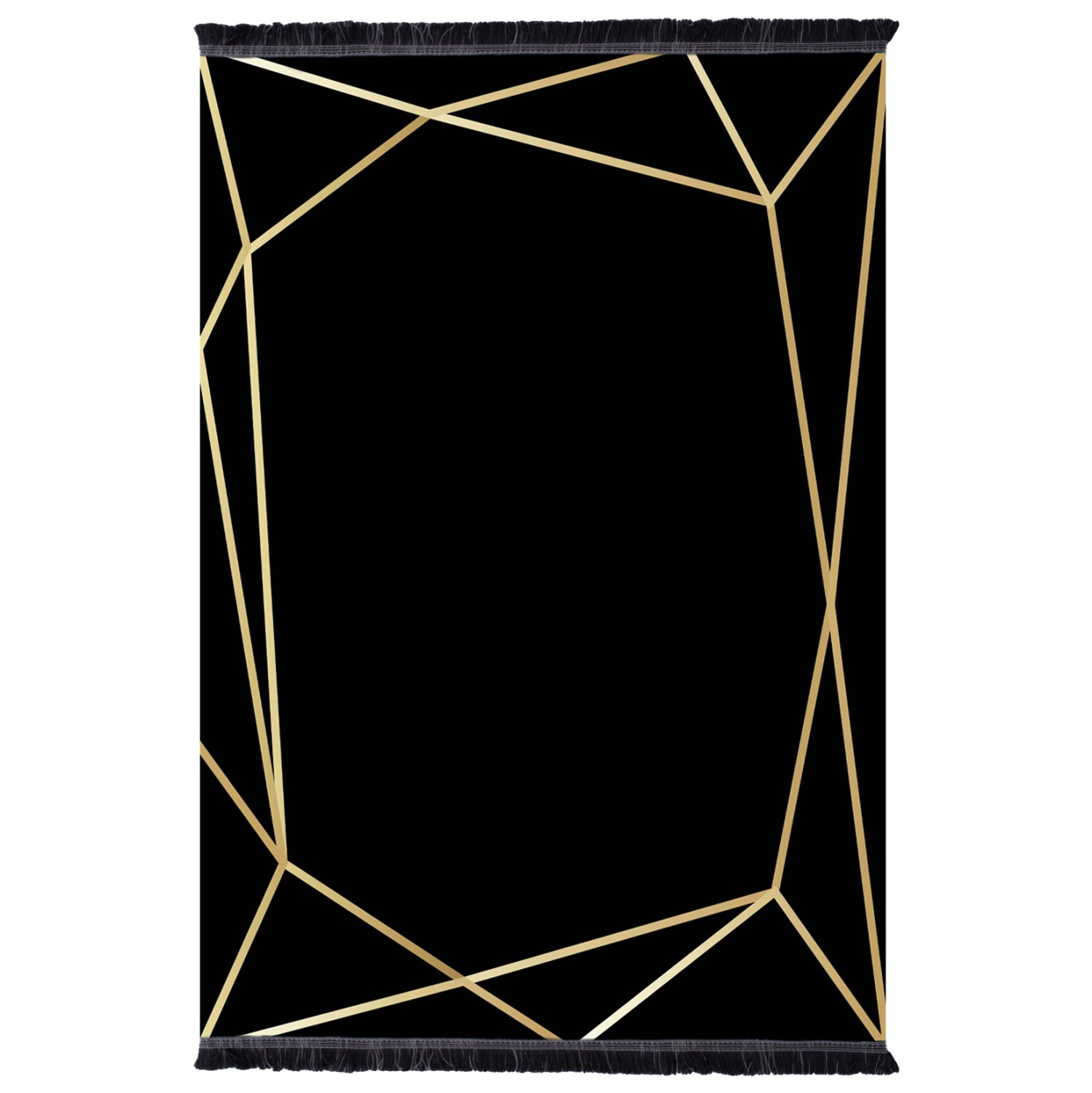 chali-salonioy-me-krosia-mayro-chryso-fb ΧΑΛΙ ΣΑΛΟΝΙΟΥ ΜΕ ΚΡΟΣΙΑ JOSIANE ΜΑΥΡΟ-ΧΡΥΣΟ HM7677.30 120X170 εκ. - Image 1