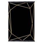 ΧΑΛΙ ΣΑΛΟΝΙΟΥ ΜΕ ΚΡΟΣΙΑ JOSIANE ΜΑΥΡΟ HM7676.30 80X150εκ.