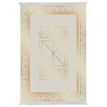 ΧΑΛΙ ΣΑΛΟΝΙΟΥ ΜΕ ΚΡΟΣΙΑ JOSIANE ΜΠΕΖ ΧΡΥΣΟ HM7675.34 160X230εκ.