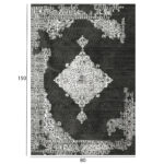 ΧΑΛΙ ΣΑΛΟΝΙΟΥ VINTAGE ΜΕ ΚΡΟΣΙΑ JOSIANE ΓΚΡΙ HM7676.12 80X150εκ. - Image 2