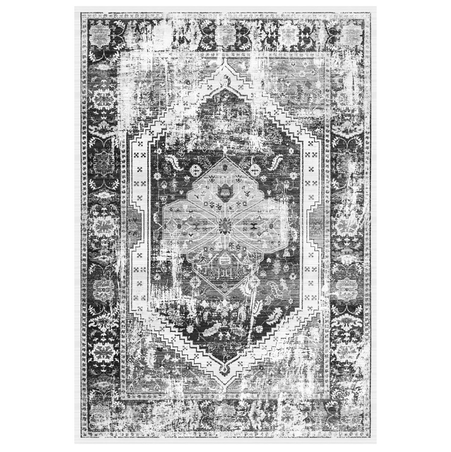 chali-salonioy-vintage-me-krosia-gkri-fb ΧΑΛΙ ΣΑΛΟΝΙΟΥ VINTAGE ΜΕ ΚΡΟΣΙΑ JOSIANE ΓΚΡΙ HM7675.11 160X230 εκ. - Image 1