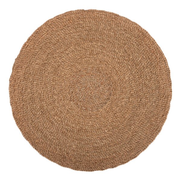 ΧΑΛΙ ΣΤΡΟΓΓΥΛΟ CRATER HM7849 MENDONG GRASS ΣΕ ΦΥΣΙΚΟ ΧΡΩΜΑ Φ150εκ.