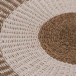 ΧΑΛΙ ΣΤΡΟΓΓΥΛΟ KIRKI HM7840 ΑΠΟ ΦΥΣΙΚΕΣ ΙΝΕΣ SEAGRASS ΛΕΥΚΟ-ΦΥΣΙΚΟ Φ120εκ - Image 3