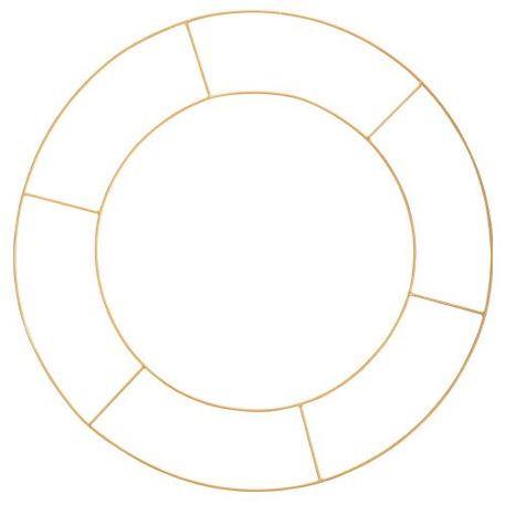 d857b430-d82c-41b8-b265-23dc2b1b780d Beauty Home ΜΕΤΑΛΛΙΚΟΣ ΚΥΚΛΟΣ ΔΙΠΛΟΣ 60 CM - Image 1