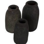 ΔΙΑΚΟΣΜΗΤΙΚA ΒΑΖA ΑΠΟ TERRACOTTA ΑΝΘΡΑΚΙ HM7711 - Image 6