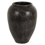 ΔΙΑΚΟΣΜΗΤΙΚΟ ΒΑΖΟ ΔΑΠΕΔΟΥ SPARTA HM7934 ΤΕΡΑΚΟΤΑ ΣΕ ΜΑΥΡΗ ΑΠΟΧΡΩΣΗ Φ66x85Υ εκ.