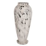 ΔΙΑΚΟΣΜΗΤΙΚΟ ΒΑΖΟ ΔΑΠΕΔΟΥ LAUREL HM7927 ΤΕΡΑΚΟΤΑ- ΛΕΥΚΗ ΠΑΤΙΝΑ Φ55x120Yεκ. - Image 3