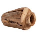 ΔΙΑΚΟΣΜΗΤΙΚΟ ΒΑΖΟ HM7917 ΑΠΟ ΚΟΜΜΑΤΙΑ ΑΝΑΚΥΚΛΩΜΕΝΟΥ ΞΥΛΟΥ TEAK ΣΕ ΦΥΣΙΚΟ Φ15x30Y εκ. - Image 4