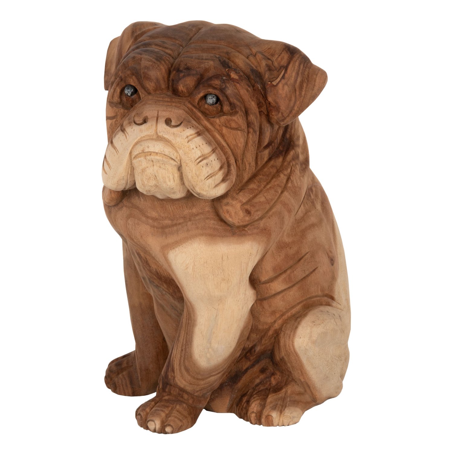 diakosmitiko-dapedoy-bulldog-xylo-suar-s ΔΙΑΚΟΣΜΗΤΙΚΟ ΔΑΠΕΔΟΥ DOZER BULLDOG ΞΥΛO SUAR ΣΕ ΦΥΣΙΚΟ ΧΡΩΜΑ HM7924 26x27x40Y εκ. - Image 1