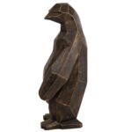 ΔΙΑΚΟΣΜΗΤΙΚΟ ΔΑΠΕΔΟΥ PENGUIN HM7914 GRC ΣΕ ΜΑΥΡΗ ΠΑΤΙΝΑ ΜΕ ΧΡΥΣΕΣ ΛΕΠΤΟΜΕΡΕΙΕΣ 45x45x100Y εκ. - Image 4