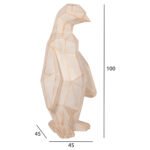 ΔΙΑΚΟΣΜΗΤΙΚΟ ΔΑΠΕΔΟΥ PENGUIN HM7916 GRC ΣΕ ΛΕΥΚΗ ΠΑΤΙΝΑ ΜΕ ΧΡΥΣΕΣ ΛΕΠΤΟΜΕΡΕΙΕΣ 45x45x100Υεκ. - Image 2