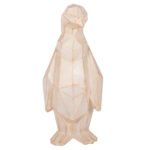 ΔΙΑΚΟΣΜΗΤΙΚΟ ΔΑΠΕΔΟΥ PENGUIN HM7916 GRC ΣΕ ΛΕΥΚΗ ΠΑΤΙΝΑ ΜΕ ΧΡΥΣΕΣ ΛΕΠΤΟΜΕΡΕΙΕΣ 45x45x100Υεκ. - Image 3