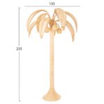 ΔΙΑΚΟΣΜΗΤΙΚΟ ΔΕΝΤΡΟ COCOON HM4317 τ.ΚΟΚΟΦΟΙΝΙΚΑ ΑΠΟ ΦΥΣΙΚΟ RATTAN Φ132x237Yεκ. - Image 2