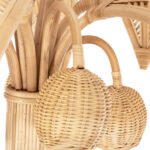 ΔΙΑΚΟΣΜΗΤΙΚΟ ΔΕΝΤΡΟ COCOON HM4317 τ.ΚΟΚΟΦΟΙΝΙΚΑ ΑΠΟ ΦΥΣΙΚΟ RATTAN Φ132x237Yεκ. - Image 5