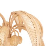 ΔΙΑΚΟΣΜΗΤΙΚΟ ΔΕΝΤΡΟ COCOON HM4317 τ.ΚΟΚΟΦΟΙΝΙΚΑ ΑΠΟ ΦΥΣΙΚΟ RATTAN Φ132x237Yεκ. - Image 6