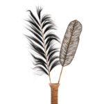 ΔΙΑΚΟΣΜΗΤΙΚΟ ΦΥΛΛΟ HM7850 ΑΓΡΙΟ ΖΑΧΑΡΟΚΑΛΑΜΟ ΣΕ ΜΑΥΡΗ & ΦΥΣΙΚΗ ΑΠΟΧΡΩΣΗ 80x225x2 εκ. - Image 5