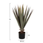 ΔΙΑΚΟΣΜΗΤΙΚΟ ΣΥΝΘΕΤΙΚΟ ΦΥΤΟ HM7985 SISAL AGAVE ΣΕ ΓΛΑΣΤΡΑ  Φ13,5x13-76Υεκ. - Image 2