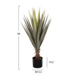 ΔΙΑΚΟΣΜΗΤΙΚΟ ΣΥΝΘΕΤΙΚΟ ΦΥΤΟ HM7986 SISAL AGAVE ΣΕ ΓΛΑΣΤΡΑ Φ15,5x14,5-96Υεκ. - Image 2