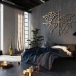 ΔΙΑΚΟΣΜΗΤΙΚΟ ΤΟΙΧΟΥ 100% ΜΕΤΑΛΛΙΚΟ ΧΡΥΣΟ ΠΑΓΚΟΣΜΙΟΣ ΧΑΡΤΗΣ 65Χ95 HM7212 - Image 4