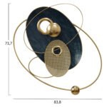 ΔΙΑΚΟΣΜΗΤΙΚΟ ΤΟΙΧΟΥ ΜΕΤΑΛΛΙΚΟ HM7550 83.8x73.7x10.2 - Image 2