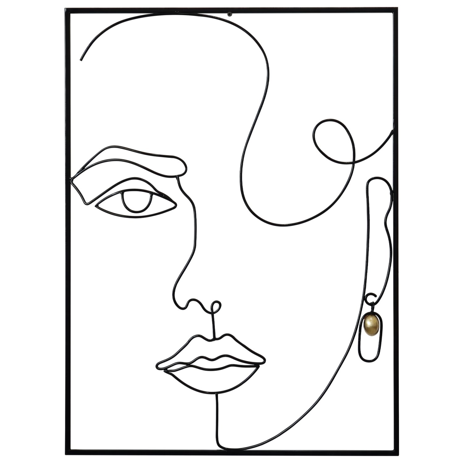 diakosmitiko-toichoy-metalliko-mayro-fb9 ΔΙΑΚΟΣΜΗΤΙΚΟ ΤΟΙΧΟΥ ΜΕΤΑΛΛΙΚΟ ΜΑΥΡΟ HM7549 50.2x66.7x3.2 - Image 1