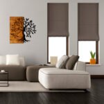 ΔΙΑΚΟΣΜΗΤΙΚΟ ΤΟΙΧΟΥ ΞΥΛΙΝΟ ΜΕ ΜΕΤΑΛΛΙΚO ΔΕΝΤΡΟ 58Χ58 HM7220 - Image 3