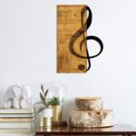 ΔΙΑΚΟΣΜΗΤΙΚΟ ΤΟΙΧΟΥ ΞΥΛΙΝΟ ΜΕ ΜΕΤΑΛΛΙΚO ΚΛΕΙΔΙ ΤΟΥ ΣΟΛ HM7222 39x58 εκ. - Image 4