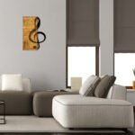 ΔΙΑΚΟΣΜΗΤΙΚΟ ΤΟΙΧΟΥ ΞΥΛΙΝΟ ΜΕ ΜΕΤΑΛΛΙΚO ΚΛΕΙΔΙ ΤΟΥ ΣΟΛ HM7222 39x58 εκ. - Image 5