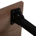 ΔΙΣΚΟΣ-ΒΟΗΘΗΤΙΚΟ ΤΡΑΠΕΖΑΚΙ ΚΡΕΒΑΤΙΟΥ BRITTA ΠΤΥΣΣΟΜΕΝΑ ΠΟΔΙΑ HM8965.11 60x34x29Yεκ. - Image 5