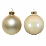 Beauty Home ΓΥΑΛΙΝΕΣ ΜΠΑΛΕΣ ΣΑΜΠΑΝΙ 6 CM ΣΕΤ 12 ΤΜΧ