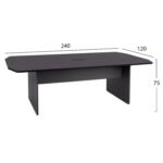 ΕΠΑΓΓΕΛΜΑΤΙΚΟ ΓΡΑΦΕΙΟ ΣΥΝΕΔΡΙΑΣΕΩΝ ROSEWOOD 240Χ120Χ75 HM2103.01 - Image 2