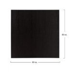 ΕΠΙΦΑΝΕΙΑ ΤΡΑΠΕΖΙΟΥ ΑΠΟ MDF 80Χ80 εκ. ΜΑΥΡΗ HM8439.02 - Image 2