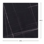 ΕΠΙΦΑΝΕΙΑ ΤΡΑΠΕΖΙΟΥ COMPACT HPL ΜΑΥΡΟ ΜΑΡΜΑΡΟ 5175 ΗΜ11699.02 69,5x69,5 ΠΑΧΟΥΣ 12mm. - Image 2