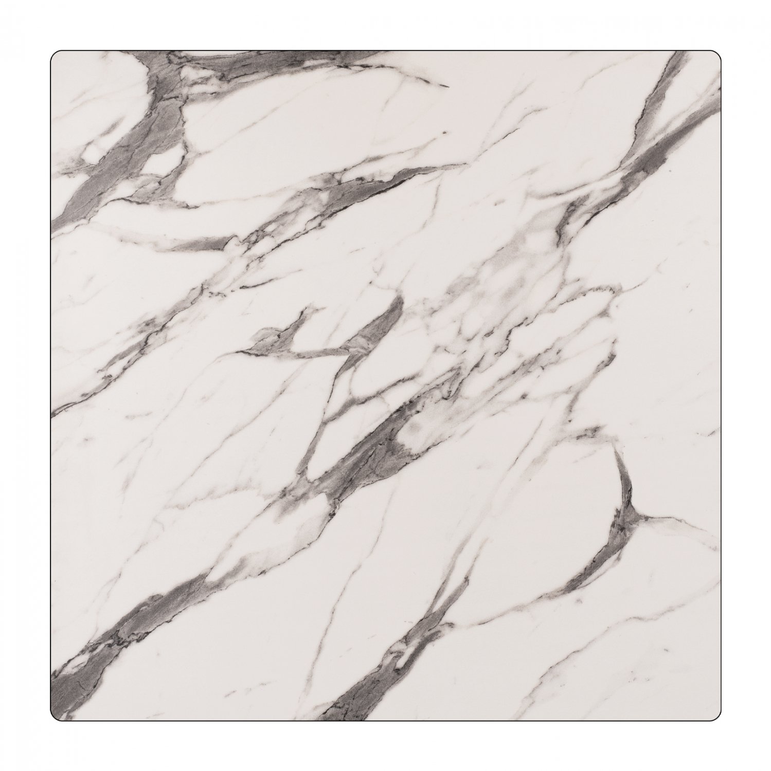 epifaneia-trapezioy-hpl-fb9583911-marble ΕΠΙΦΑΝΕΙΑ ΤΡΑΠΕΖΙΟΥ HPL HM5839.11 MARBLE WHITE-GREY 80x80 εκ. ΠΑΧΟΥΣ 12mm. - Image 1