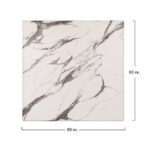 ΕΠΙΦΑΝΕΙΑ ΤΡΑΠΕΖΙΟΥ WERZALIT 80Χ80Χ3.5εκ. MARBLE WHITE-GREY 5657 HM5231.11 - Image 2